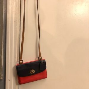 Coach cross body wallet